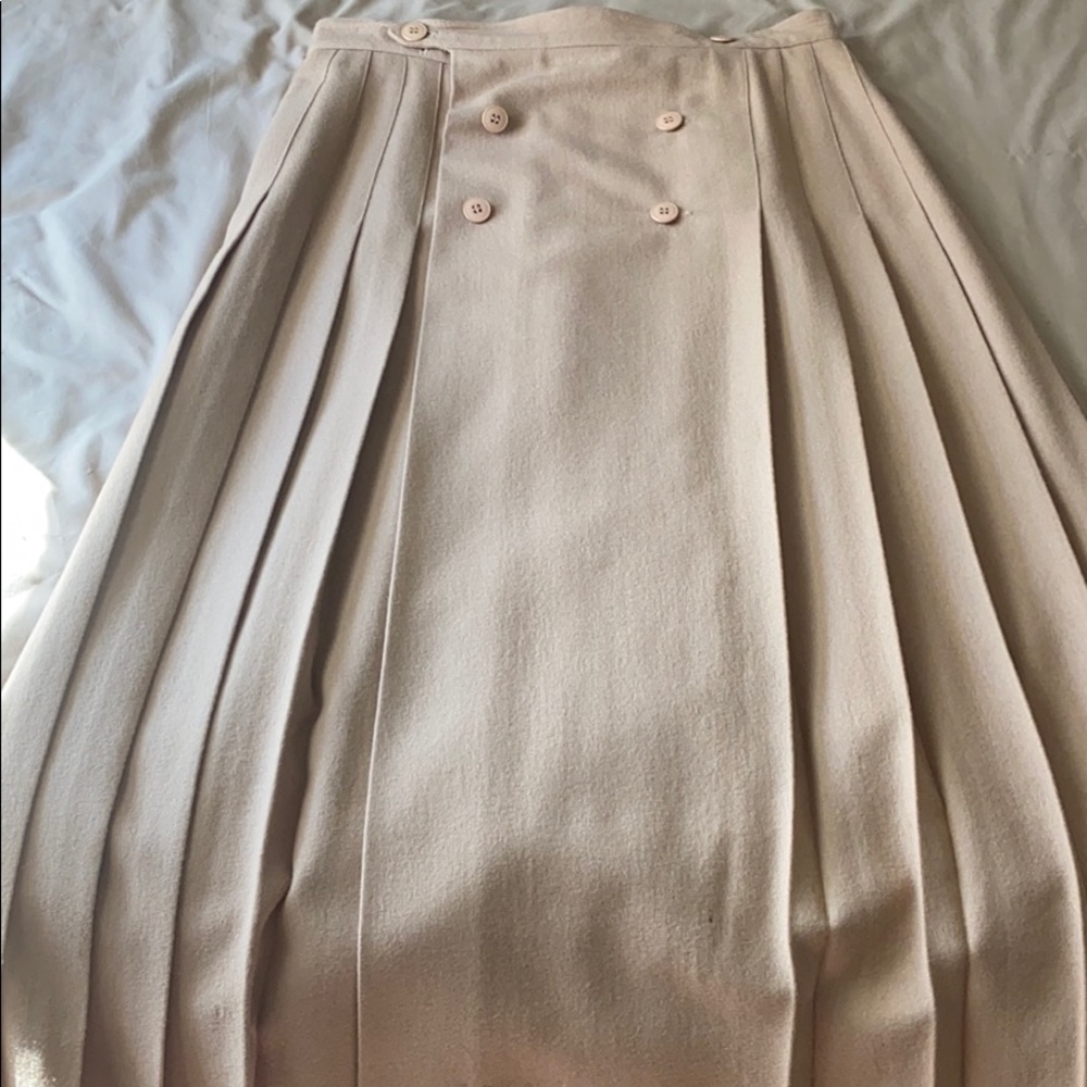 Long tan skirt!